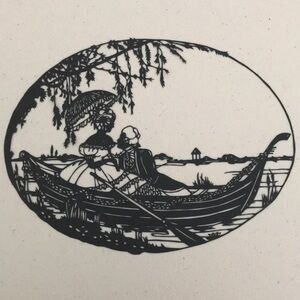 🔥ON SALE🔥Romance Couple 💖 Handmade PaperCut Silhouette Scherenschnitte